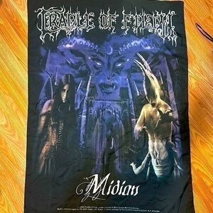 Cradle of Filth Midian flag tapestry 2000